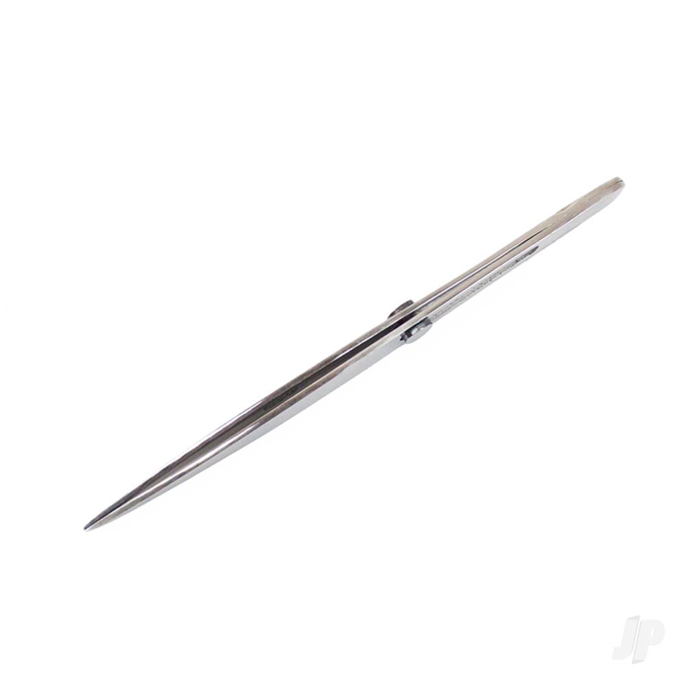 4.75in Pointed Slide Lock Stainless Steel Tweezers (Carded)-3