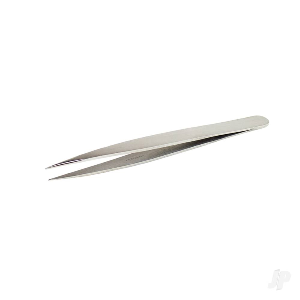4.75in Sharp Pointed Stainless Steel Tweezers (Carded)-6