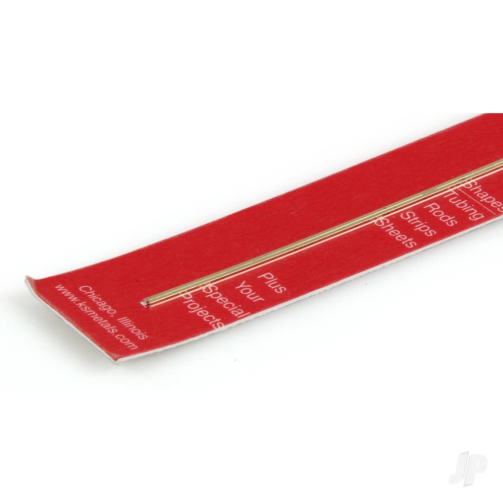 1/32in Square Bar Brass (12in long) (2 pcs)