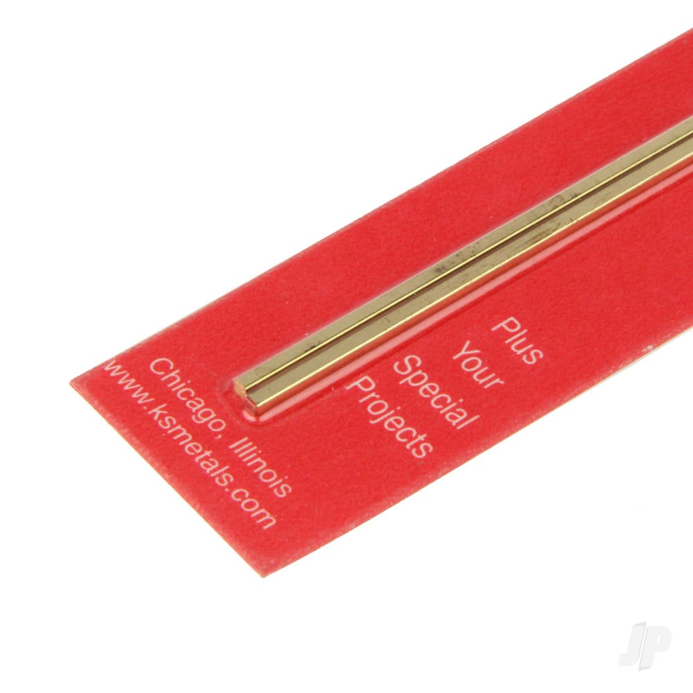 1/16in Square Bar Brass (12in long) (2 pcs)