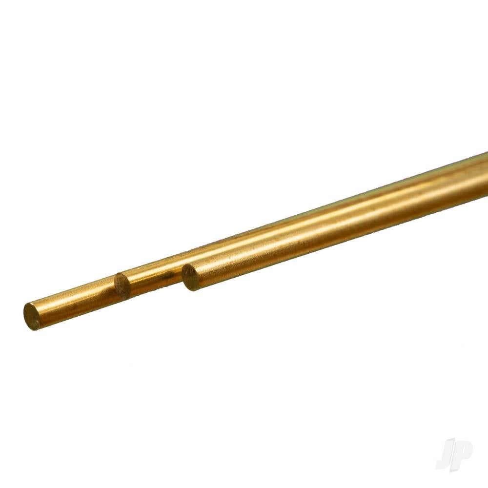 3mm Brass Round Rod (300mm long) (3 pcs)