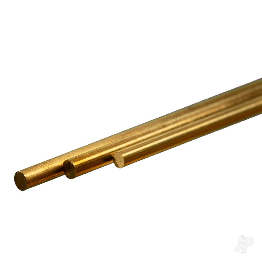 3.5mm Brass Round Rod (300mm long) (3 pcs)