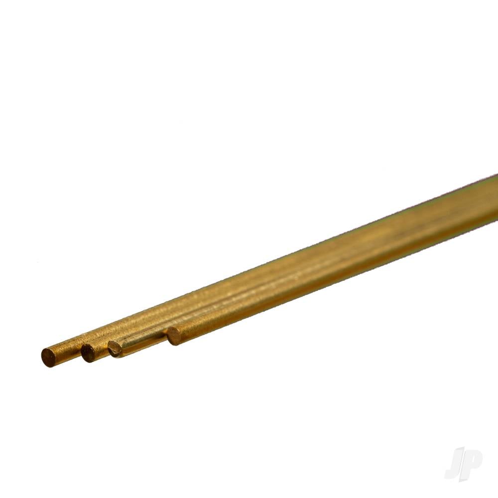 2mm Brass Round Rod (300mm long) (4 pcs)