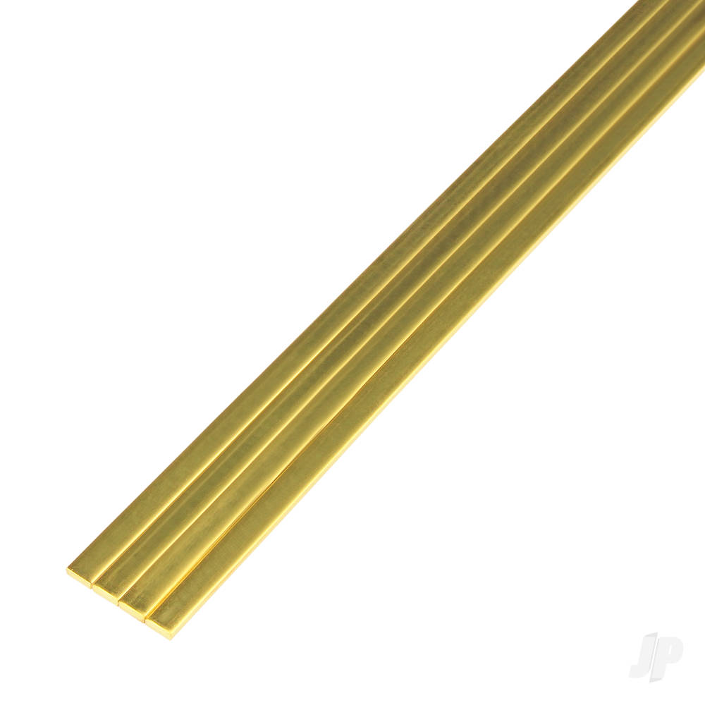 1/2in Brass Strip, .093in Thick (36in long) (Bulk Pack of 3 Items)-5