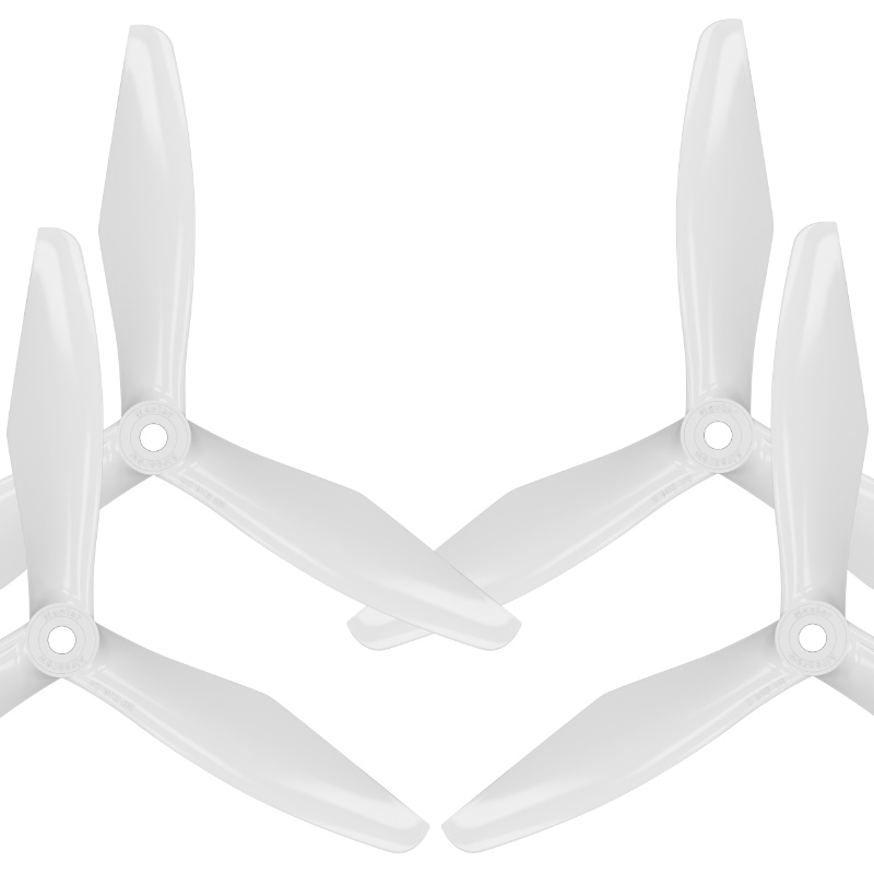 6x4.5 RS 3-Blade FPV Propeller Set x4 White