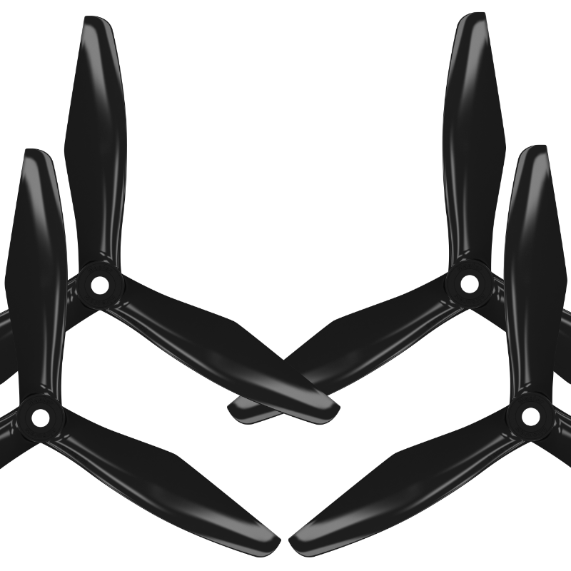 5x4.5 RS 3-Blade FPV Propeller Set x4 Black