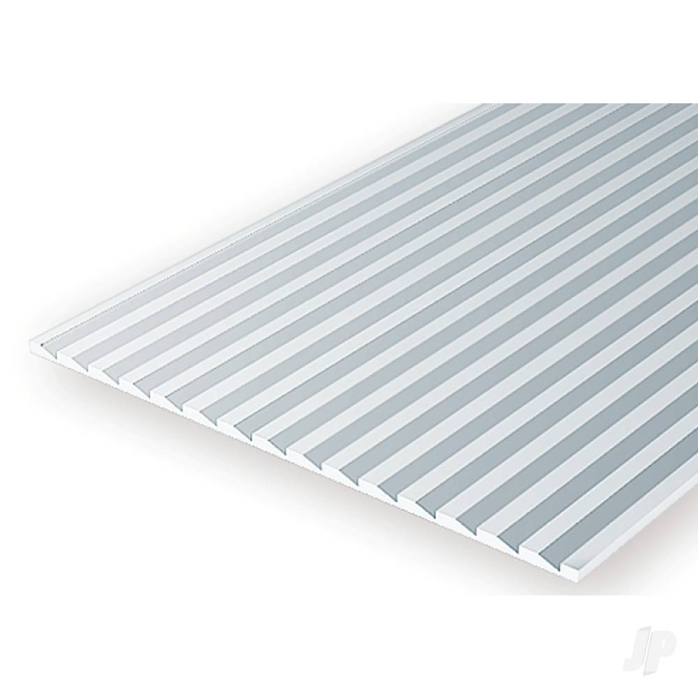 6x12in (15x30cm) Novelty Siding Sheet .040in (1.0mm) Thick .109in Spacing (1 Sheet per pack)-3
