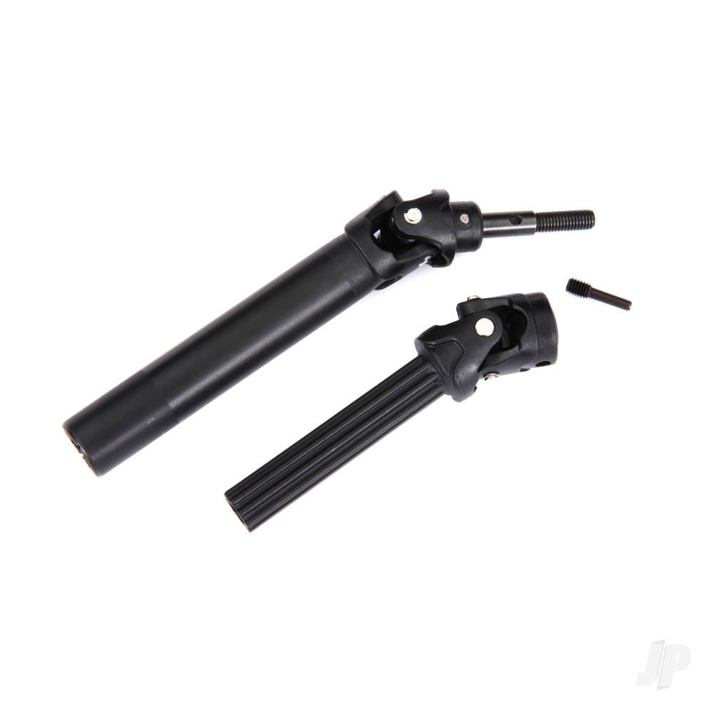 Driveshaft assembly, front or rear, Maxx Duty (1) (left or right) (fully assembled, ready to install)/ screw pin (1) (for use with #8995 WideMaxx suspension kit)