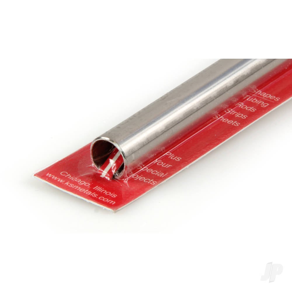 1/2in Stainless Steel Round Tube, .028in Wall (12in long)-2