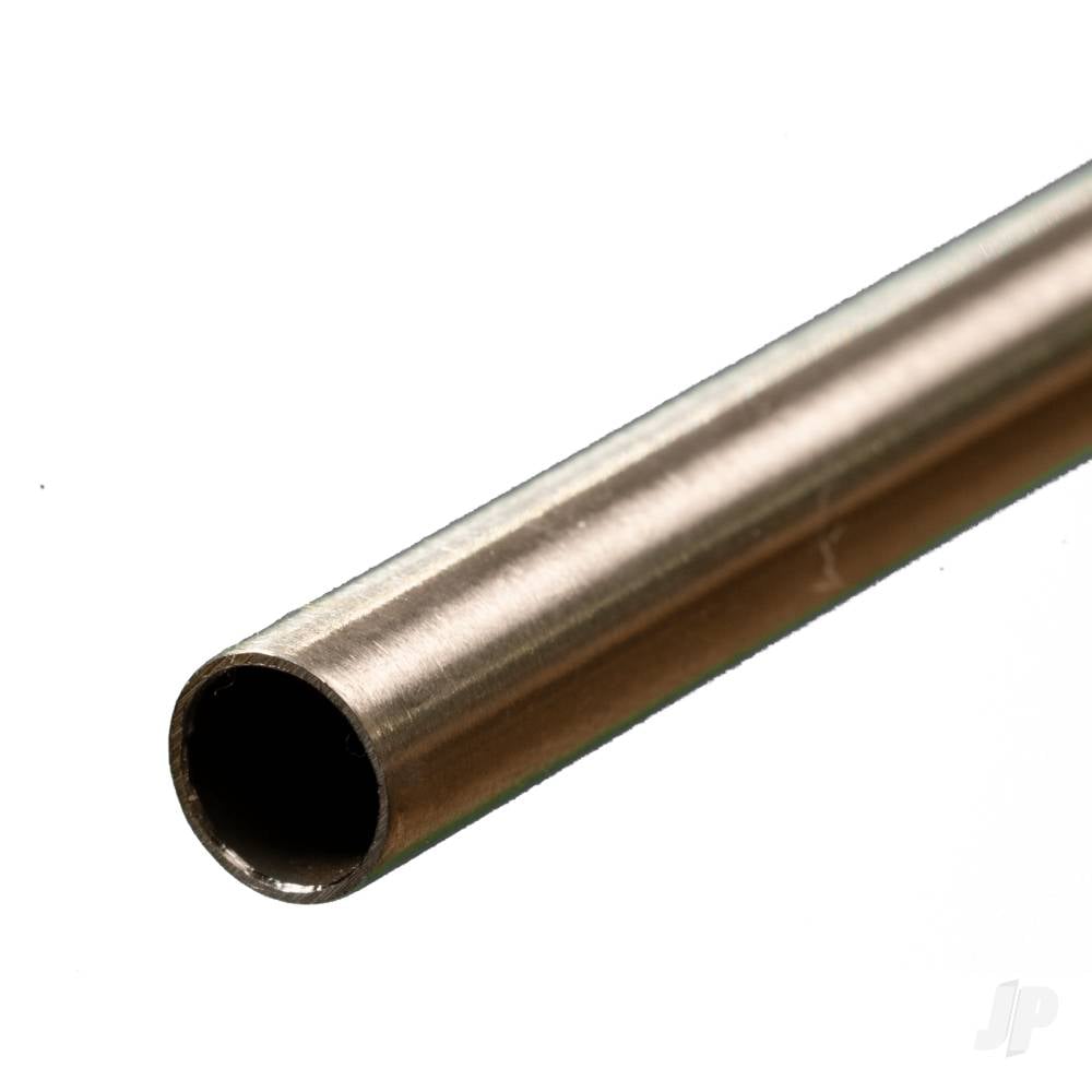 3/8in Stainless Steel Round Tube, .028in Wall (12in long)