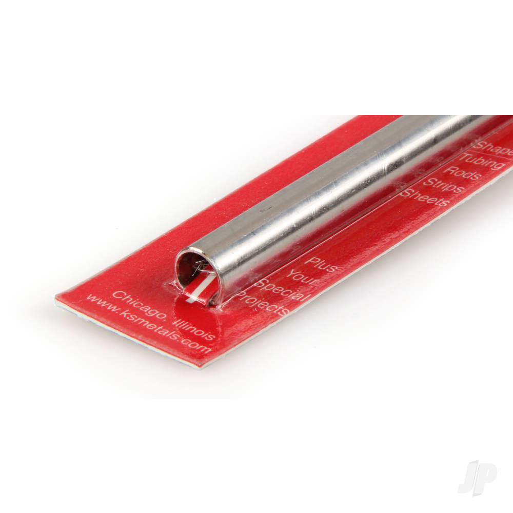 3/8in Stainless Steel Round Tube, .028in Wall (12in long)-2