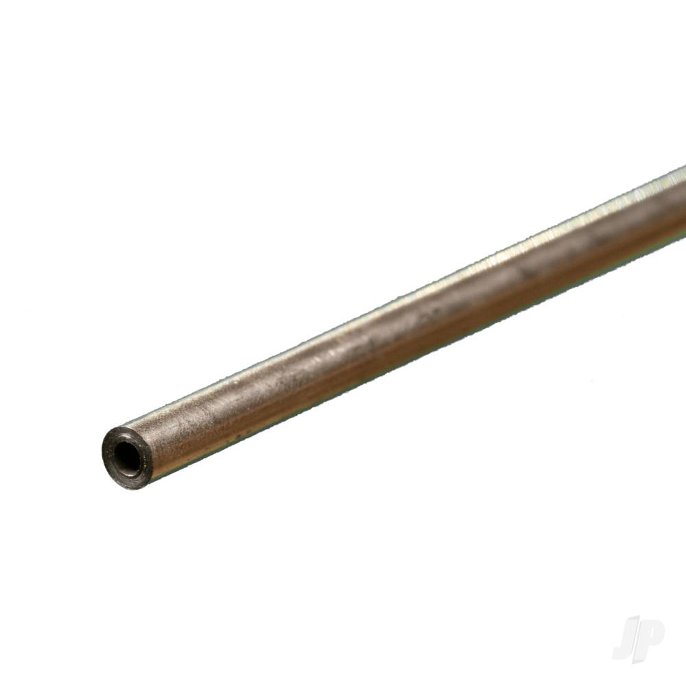 1/8in Stainless Steel Round Tube, .028in Wall (12in long)