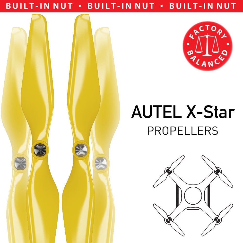 9.4x5 MR AU Propeller C Set x4 Amber Yellow for AUTEL X Star-2