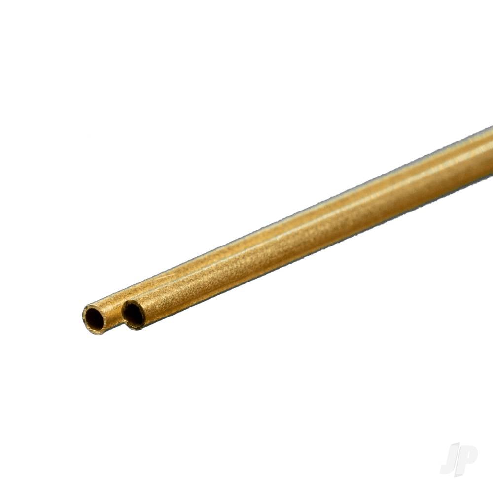 1/16in Brass Round Tube, .006in Wall (12in long) (2 pcs)