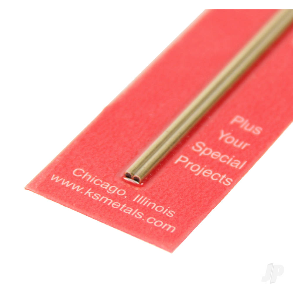 1/16in Brass Round Tube, .006in Wall (12in long) (2 pcs)-2