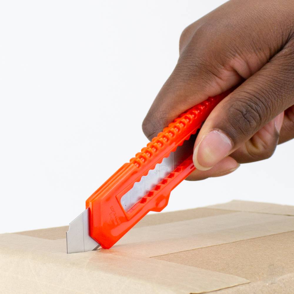 K13 18mm Plastic Snap Knife, Red (Carded)-6