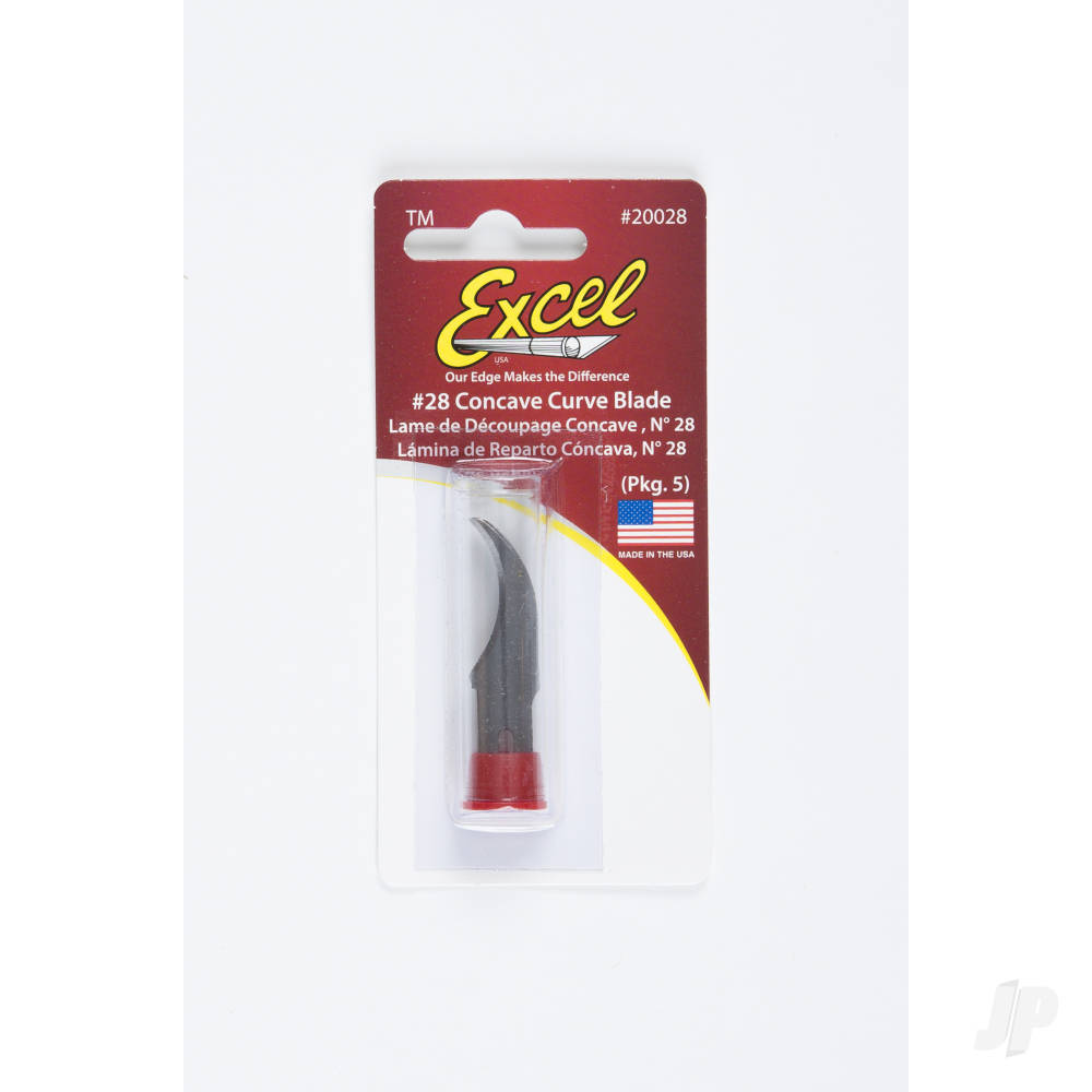 #28 Concave Blades, Shank 0.345" (0.88 cm) (5 pcs) (Carded)-9