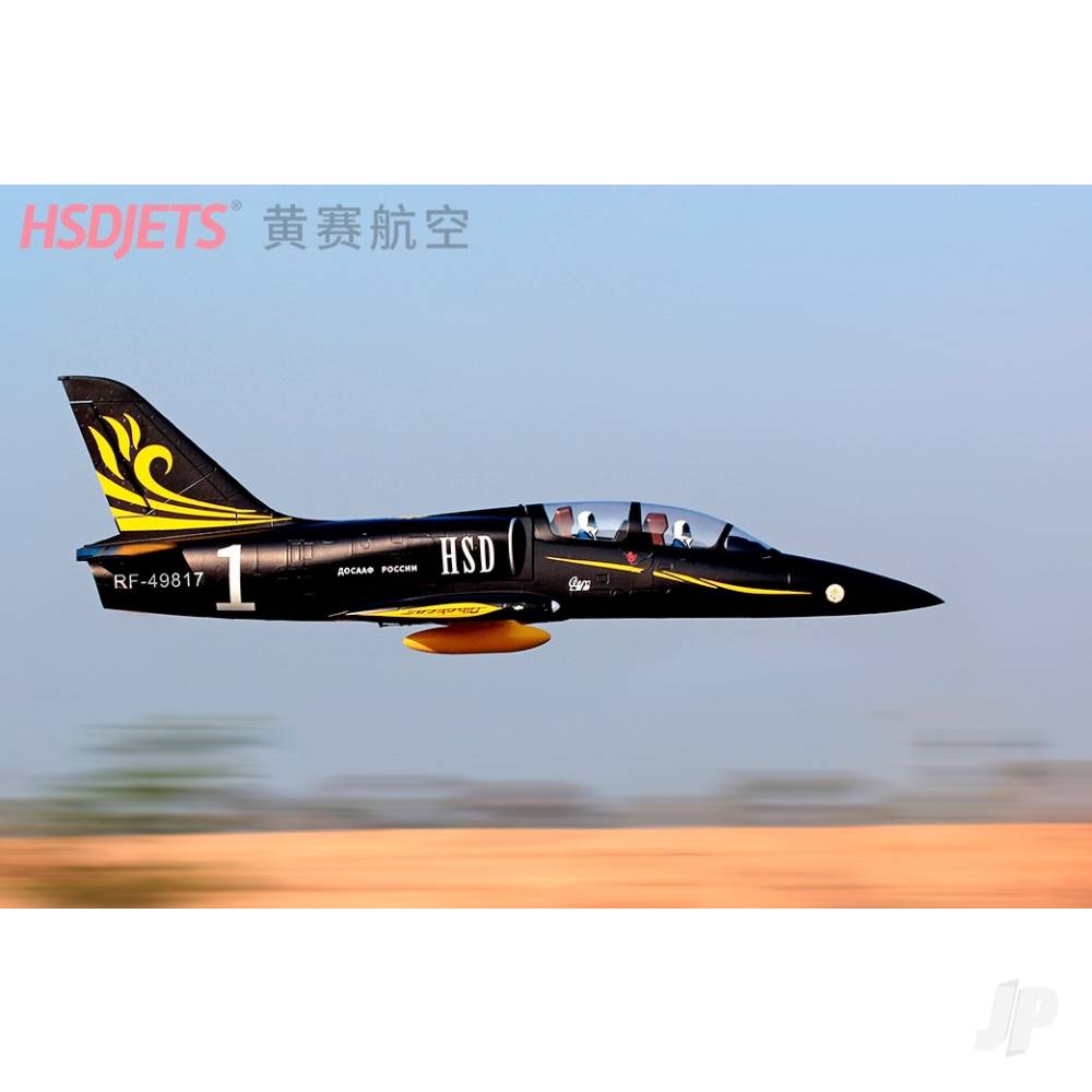 L-39 120mm EDF Foam Jet, Black Gold (Kit)-17