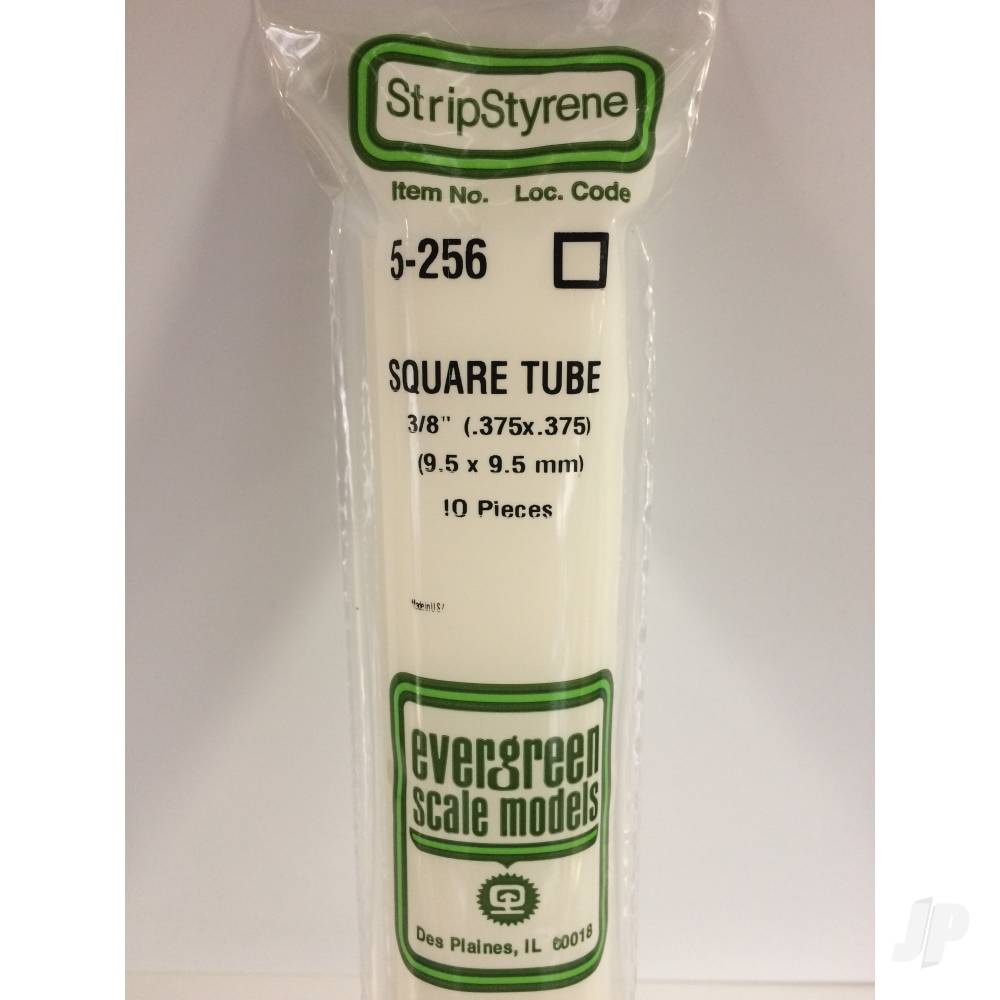 14in (35cm) Square Tube .375in (3/8in) (10 per pack)-2