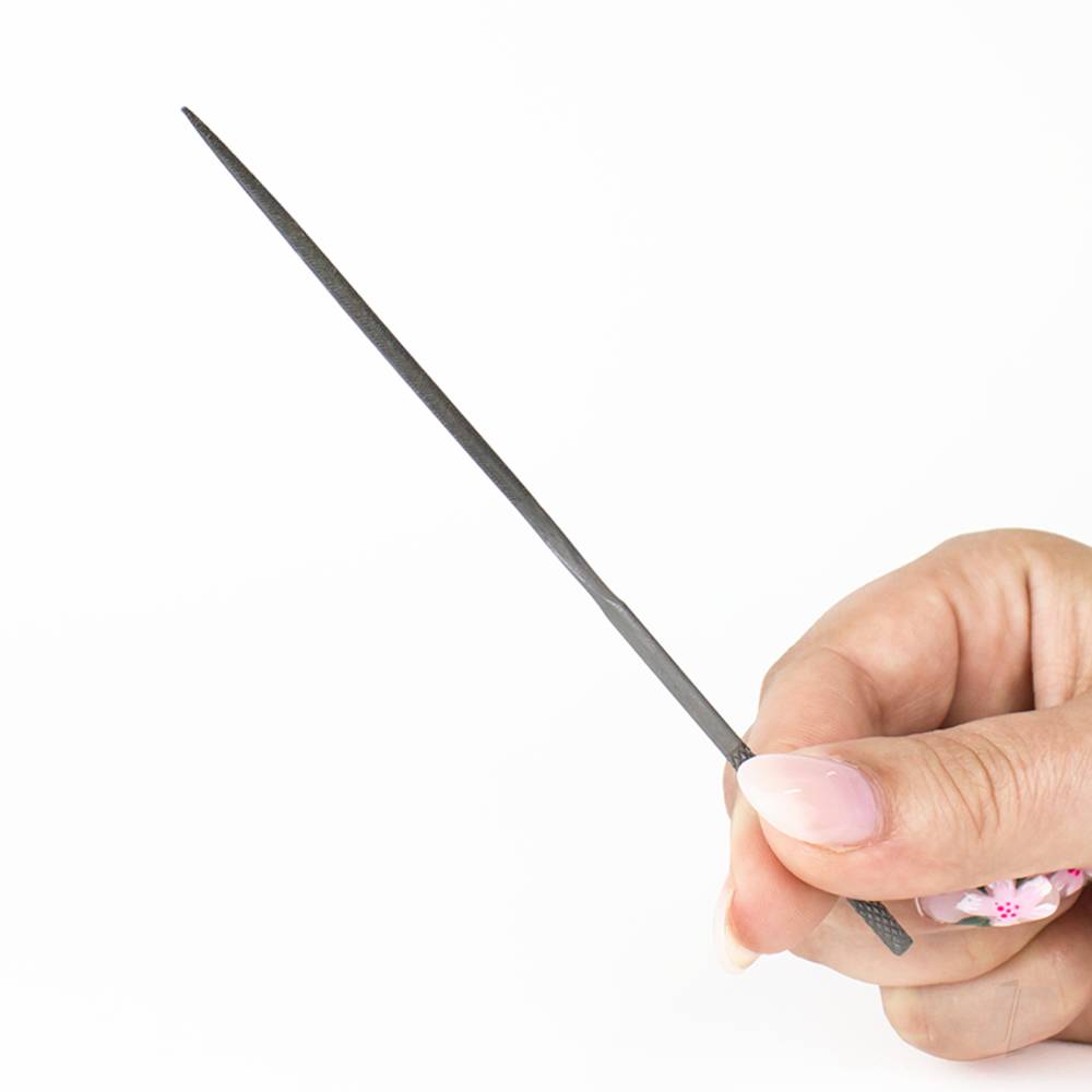 5.5in (13.97cm) Half-Round Needle File, Cut #2 (Carded)-5