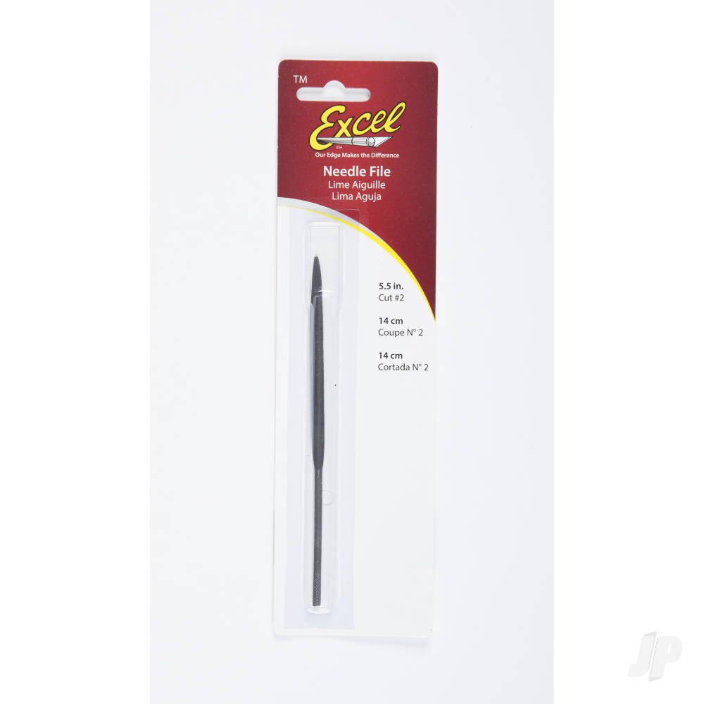 5.5in (13.97cm) Half-Round Needle File, Cut #2 (Carded)-7