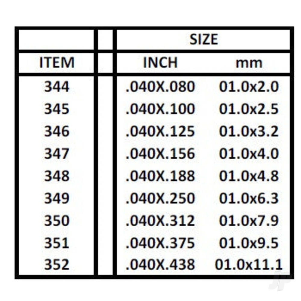 24in (60cm) Strip .060x.312in (50 per pack)-4