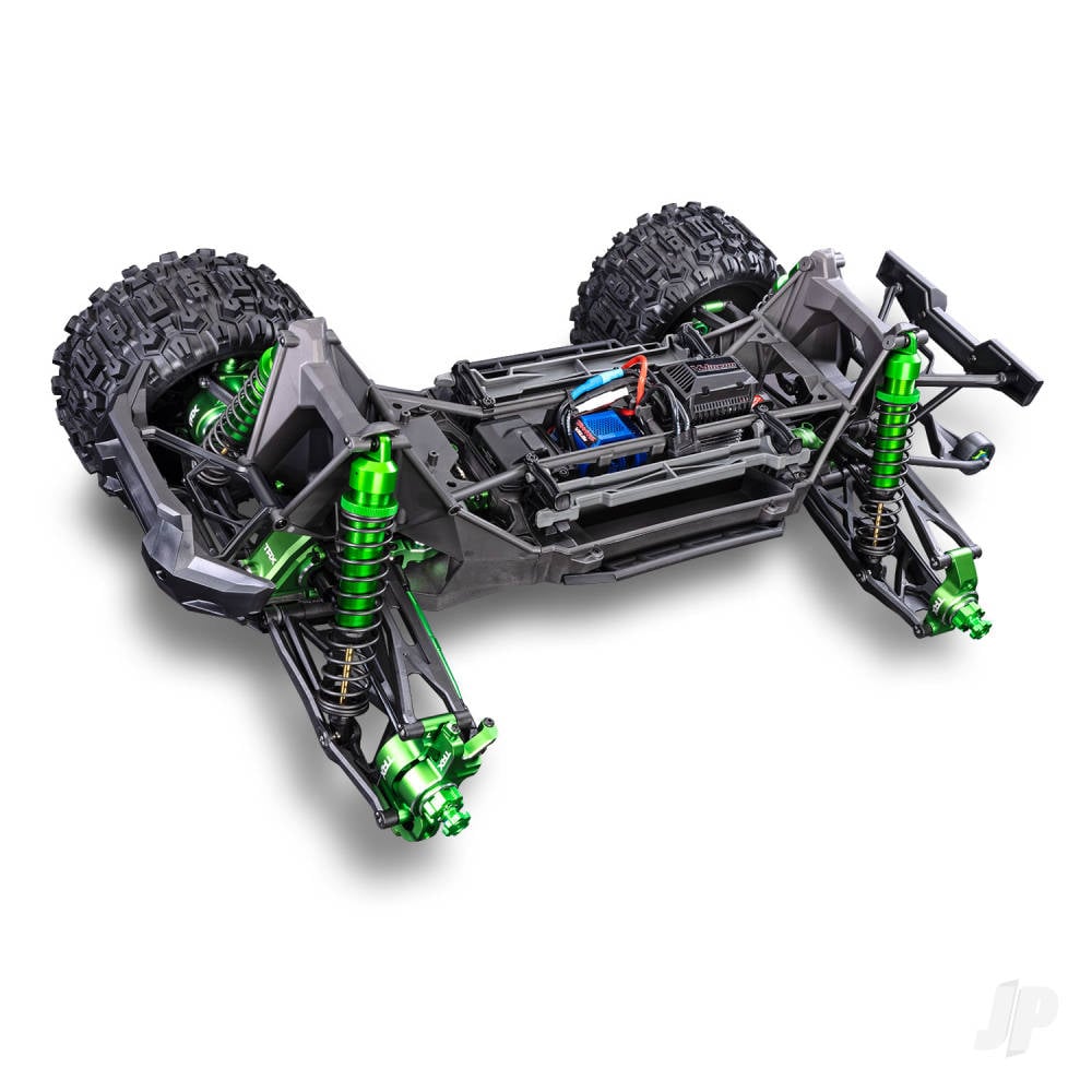 X-Maxx Ultimate 1:6 8S 4WD Electric Monster Truck, Green (+ TQi 2-ch Link, VXL-8s, Velineon 1200XL, TSM)-4