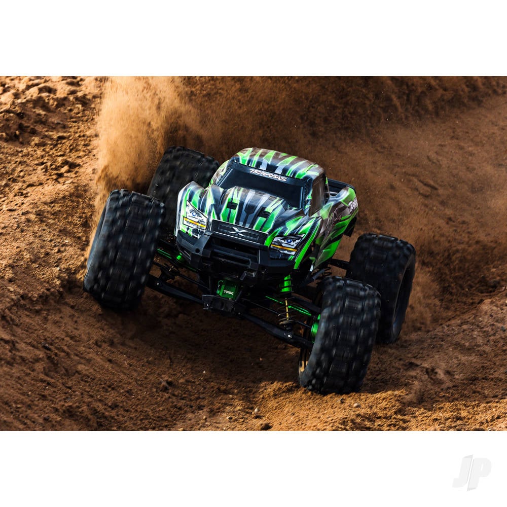 X-Maxx Ultimate 1:6 8S 4WD Electric Monster Truck, Green (+ TQi 2-ch Link, VXL-8s, Velineon 1200XL, TSM)-15