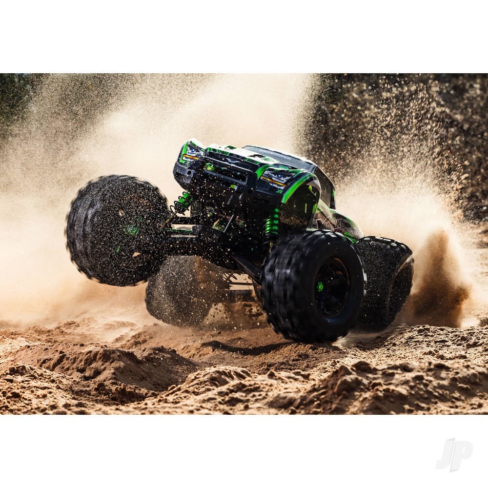 X-Maxx Ultimate 1:6 8S 4WD Electric Monster Truck, Green (+ TQi 2-ch Link, VXL-8s, Velineon 1200XL, TSM)-17
