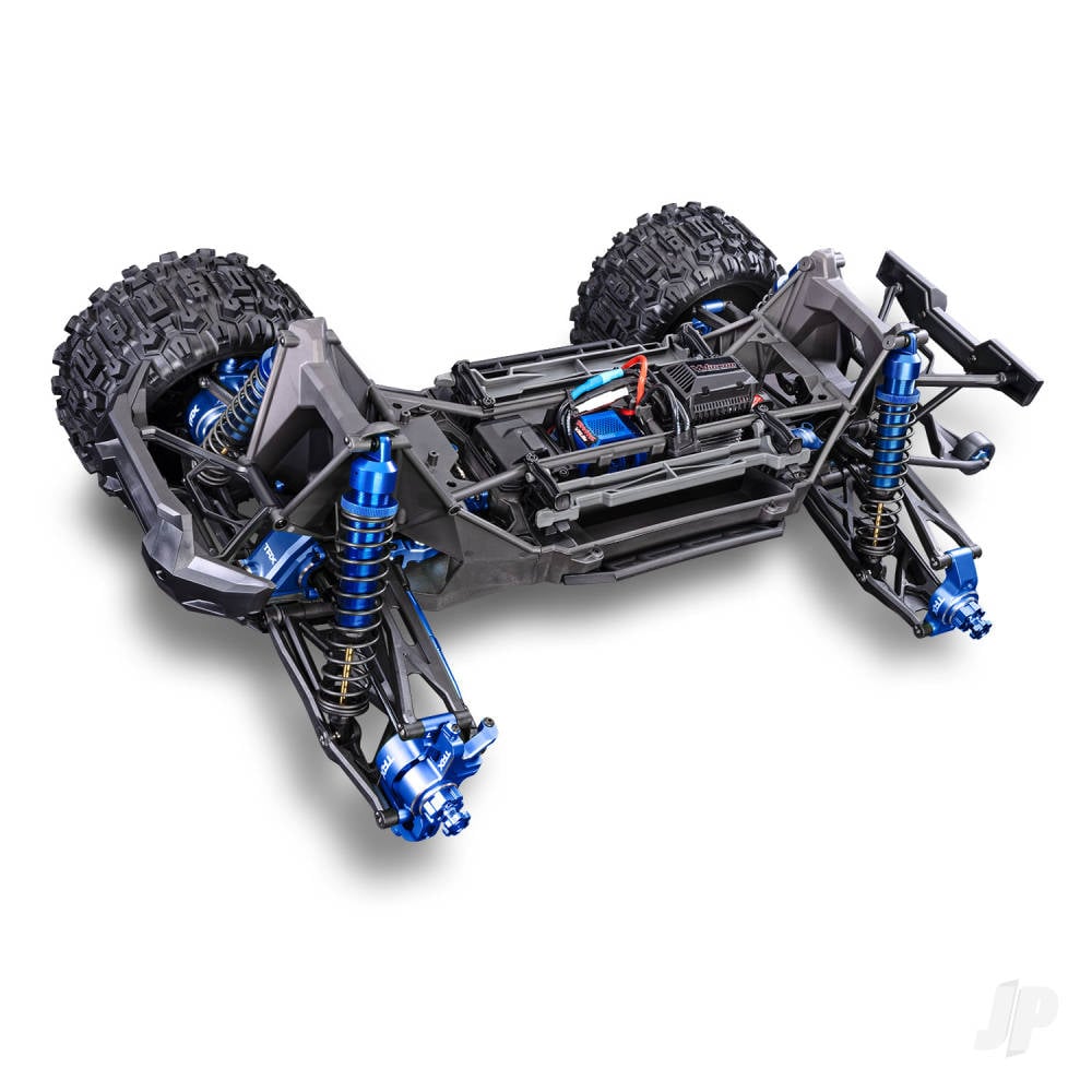 X-Maxx Ultimate 1:6 8S 4WD Electric Monster Truck, Blue (+ TQi 2-ch Link, VXL-8s, Velineon 1200XL, TSM)-4
