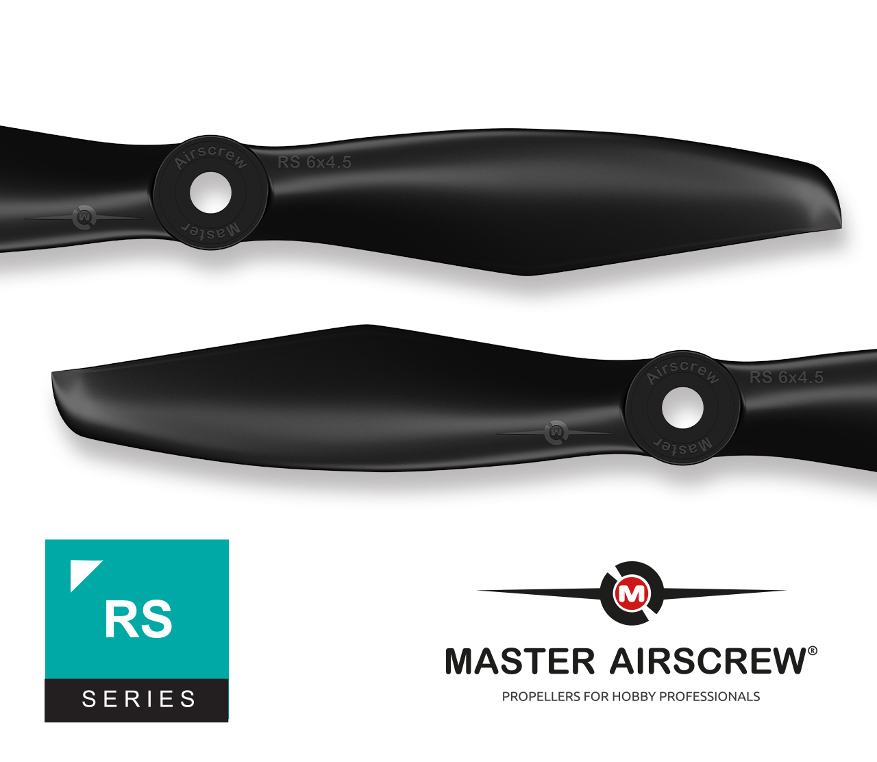 5x4.5 RS-FPV Racing Propeller Set 4x White-9