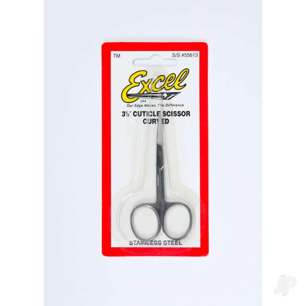 3.5in Stainless Steel Scissors, Curved (Carded)-2