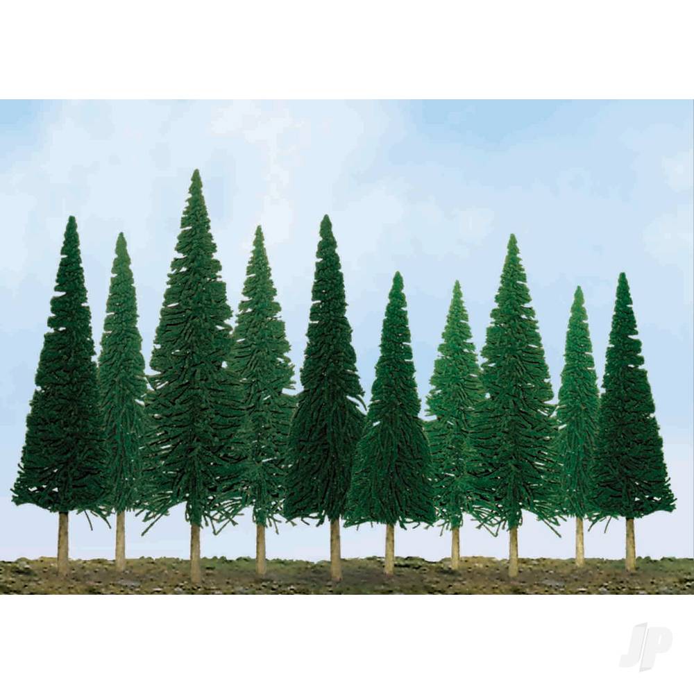 Scenic Pine, 2in to 4in, N-Scale, (36 per pack)