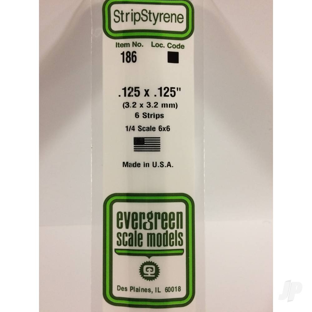 14in (35cm) Strip .125x.125in (6 per pack)-2
