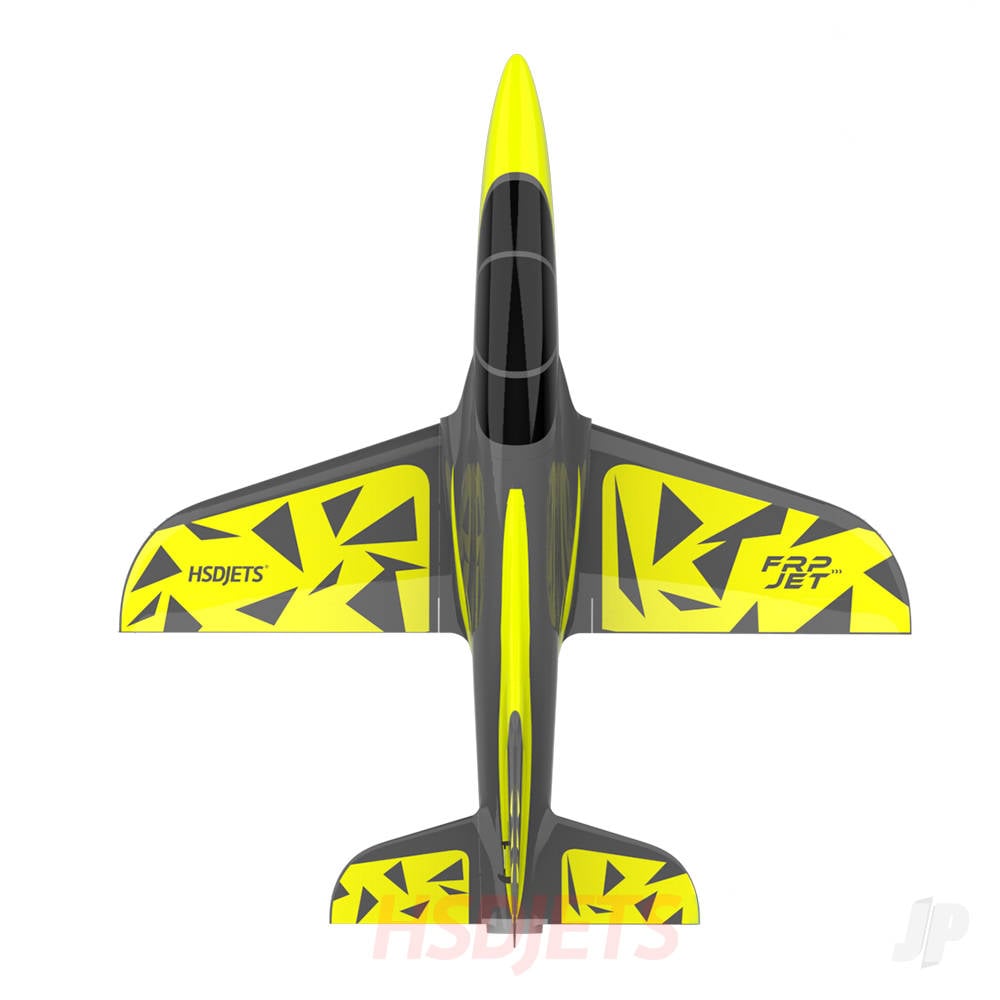 Super Viper 120mm EDF Composite Jet, Yellow / Grey, 1800mm (PNP 12S)-3