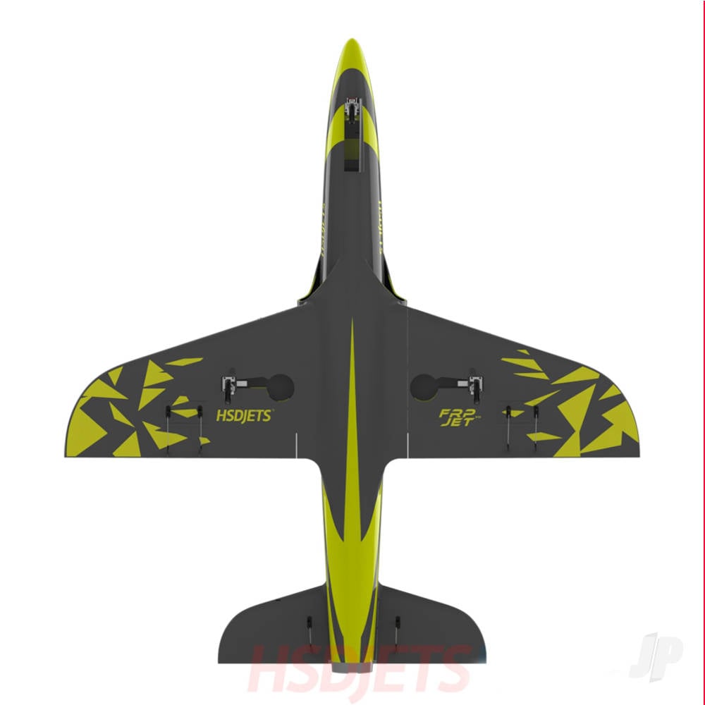 Super Viper 120mm EDF Composite Jet, Yellow / Grey, 1800mm (PNP 12S)-4