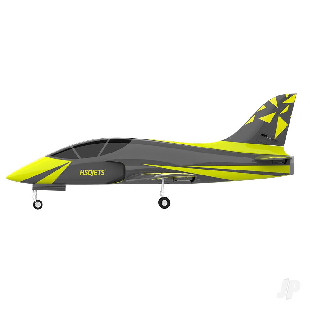 Super Viper 120mm EDF Composite Jet, Yellow / Grey, 1800mm (PNP 12S)-5