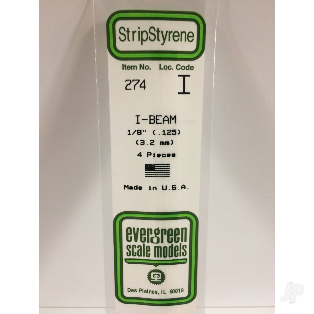 14in (35cm) I-Beam .125in (1/8in) (100 per pack)-2