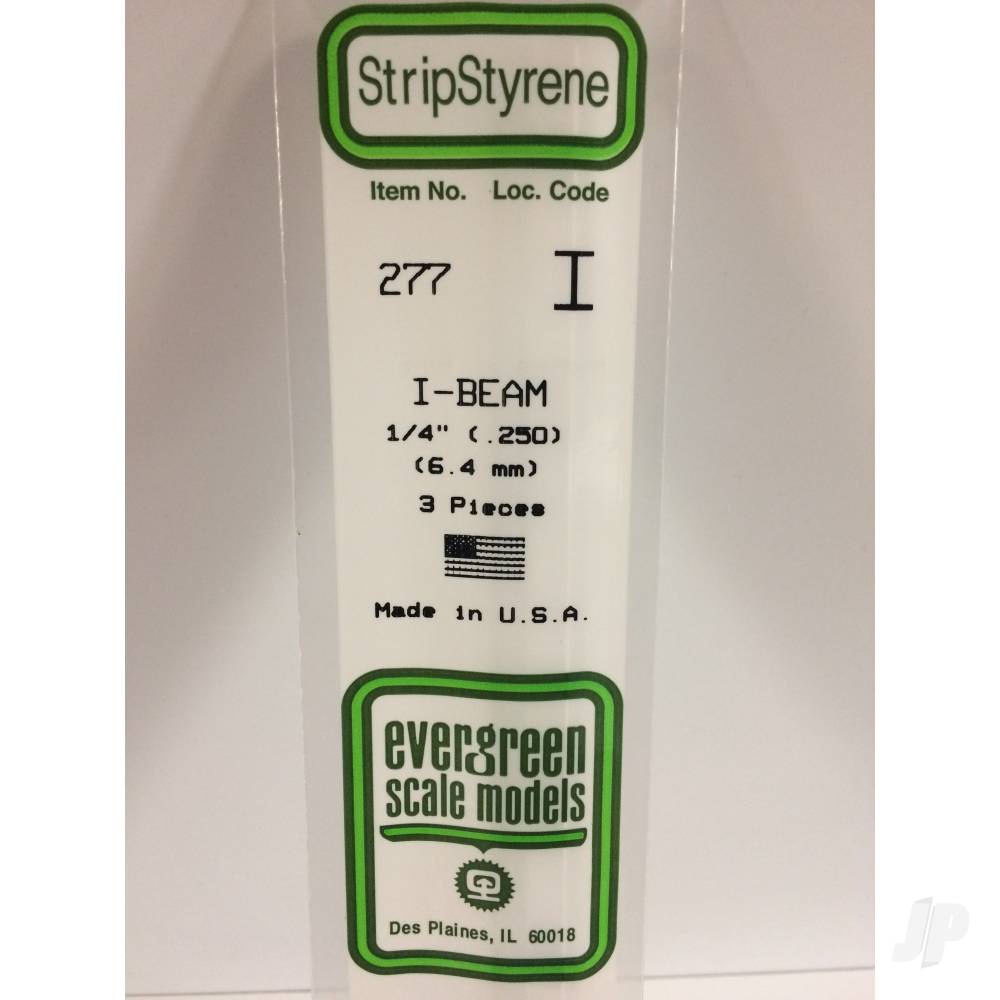 14in (35cm) I-Beam .250in (1/4in) (3 per pack)-2