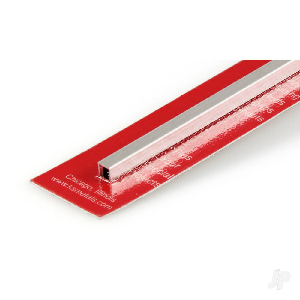 3/16in Aluminium Square Tube .014in Wall (12in long)-2