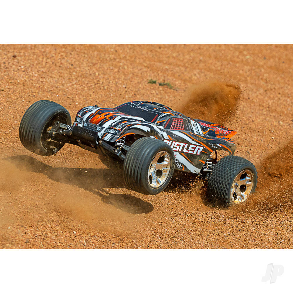 Orange Rustler 1:10 2WD RTR Electric Stadium Truck (+ TQ 2-ch, XL-5, Titan 550)-5