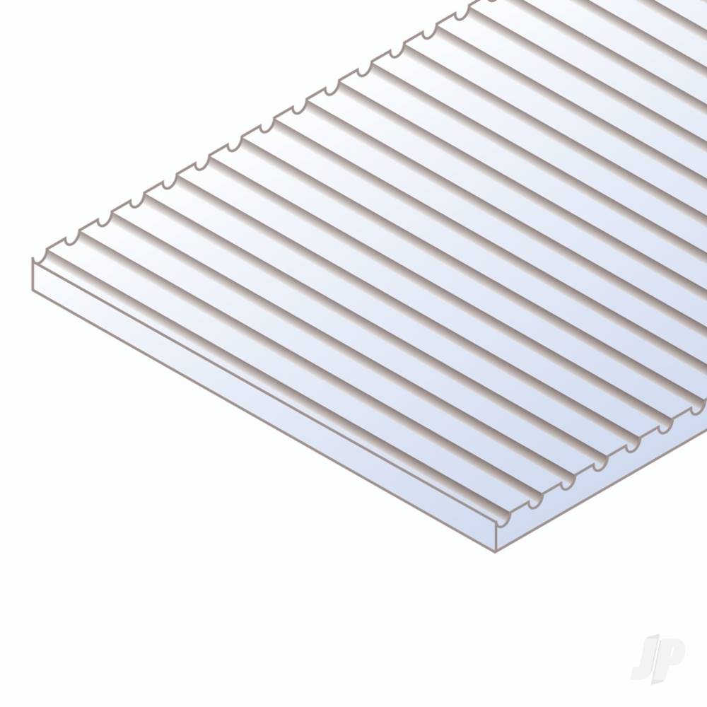 6x12in (15x30cm) N-Scale Car Siding Sheet .020in (0.50mm) Sheet (1 sheet per pack)