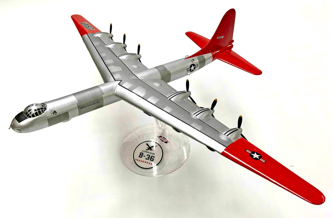 1:184 B-36 Prop Jet Peacemaker with Swivel Stand-2