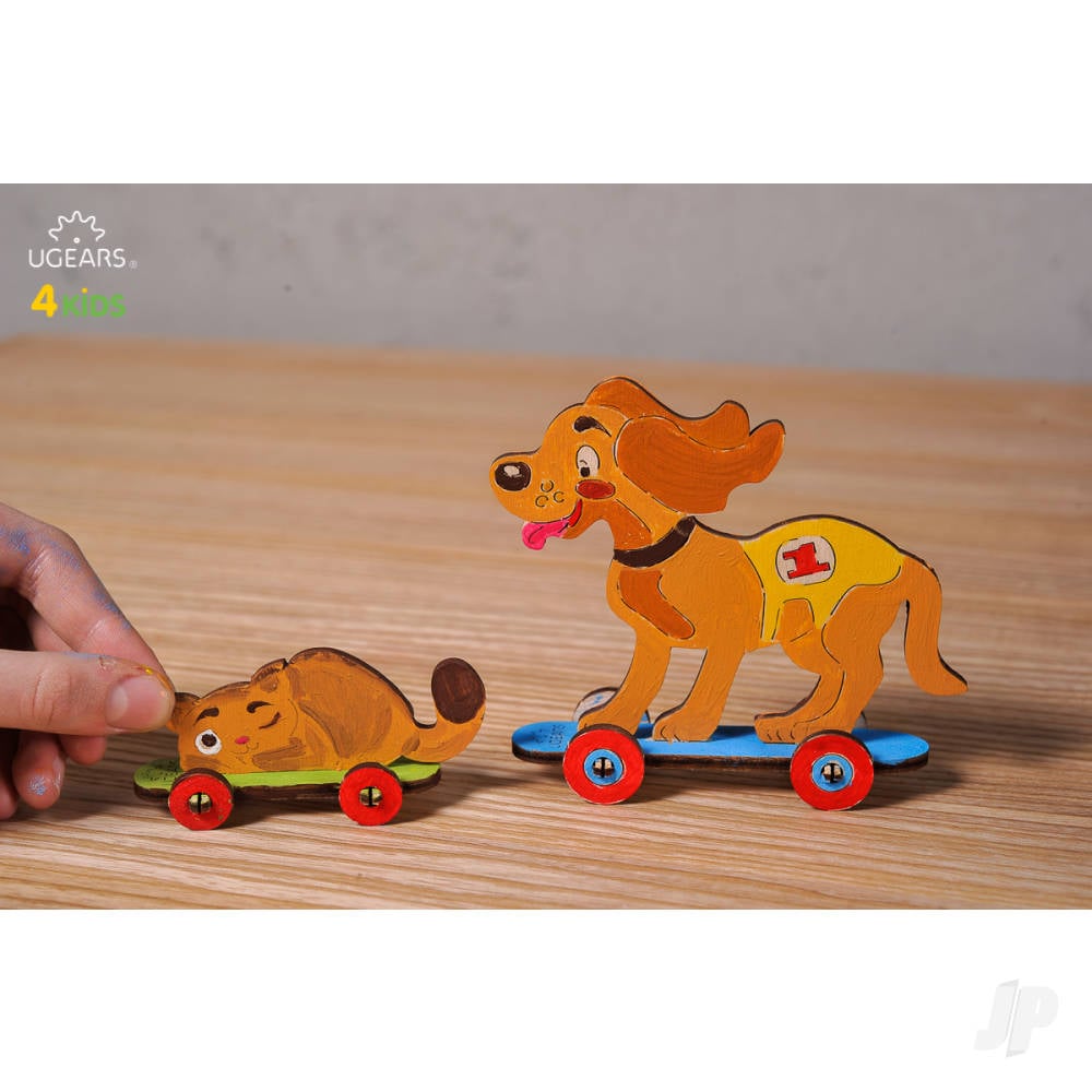 3D Colouring Model Kitty & Puppy-2