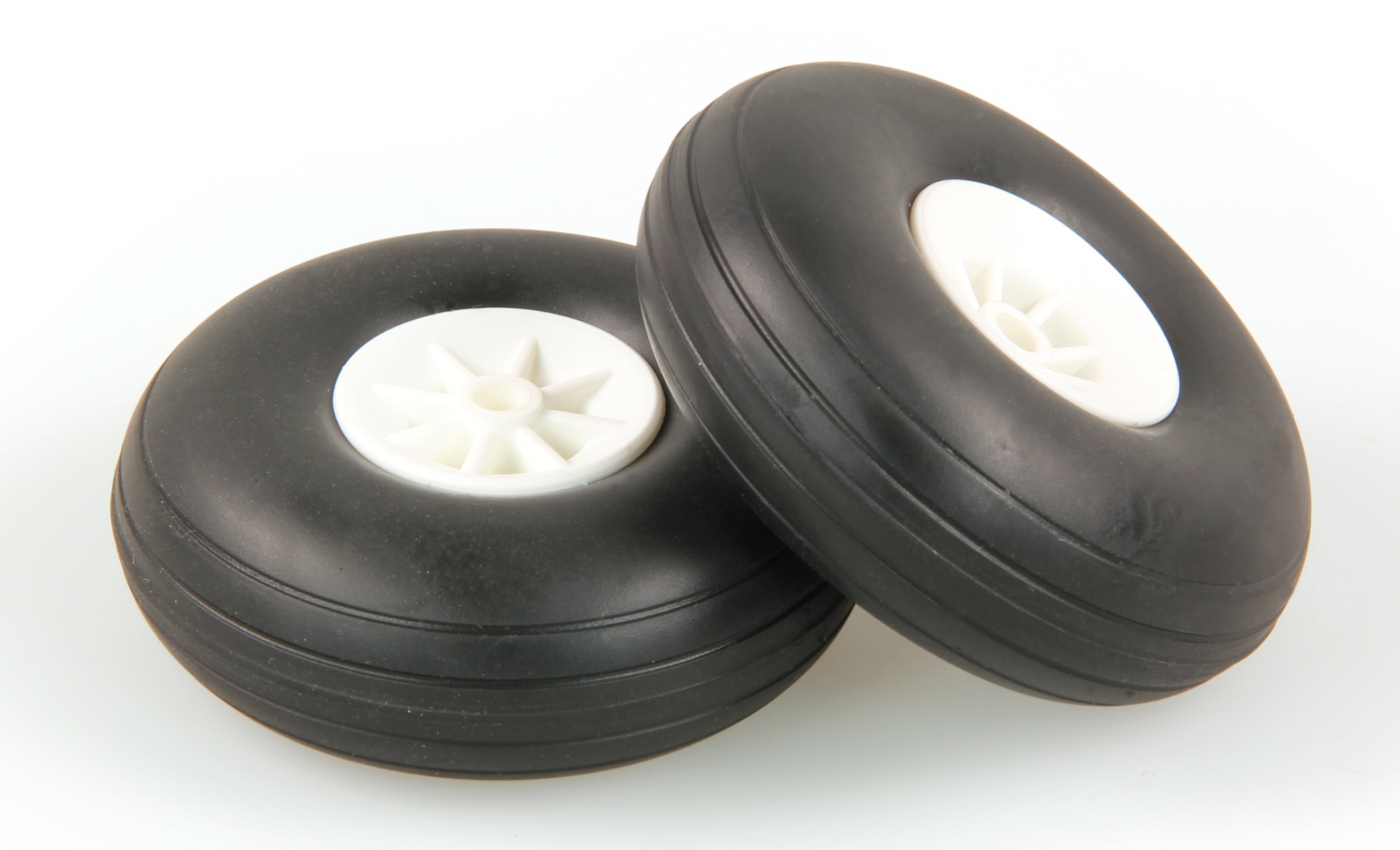 2.1/2in - (63mm) White Wheels (2 pcs)