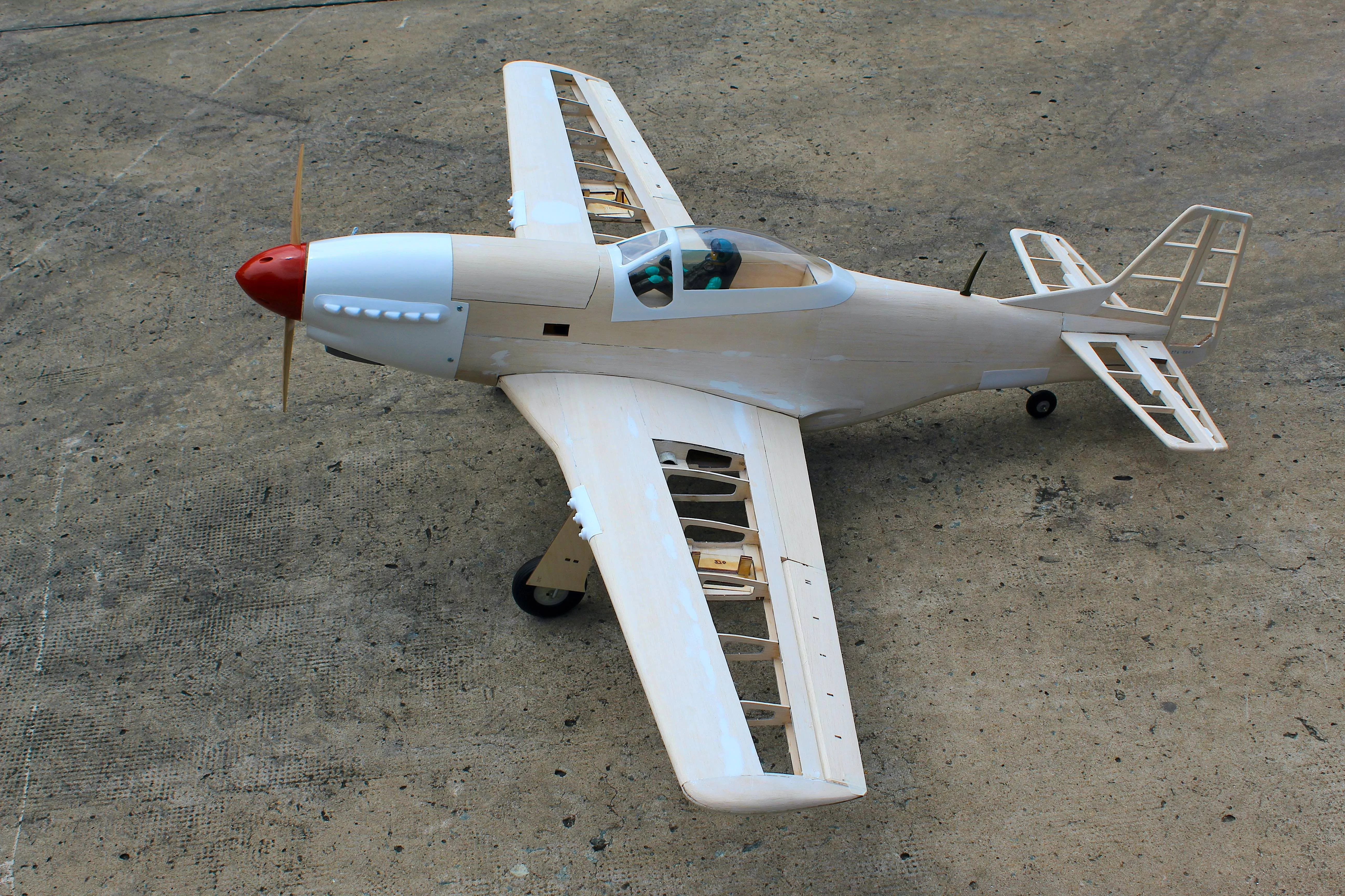 P-51 Mustang Master Scale Kit (10-15cc) 1.43m (56.3in)-4
