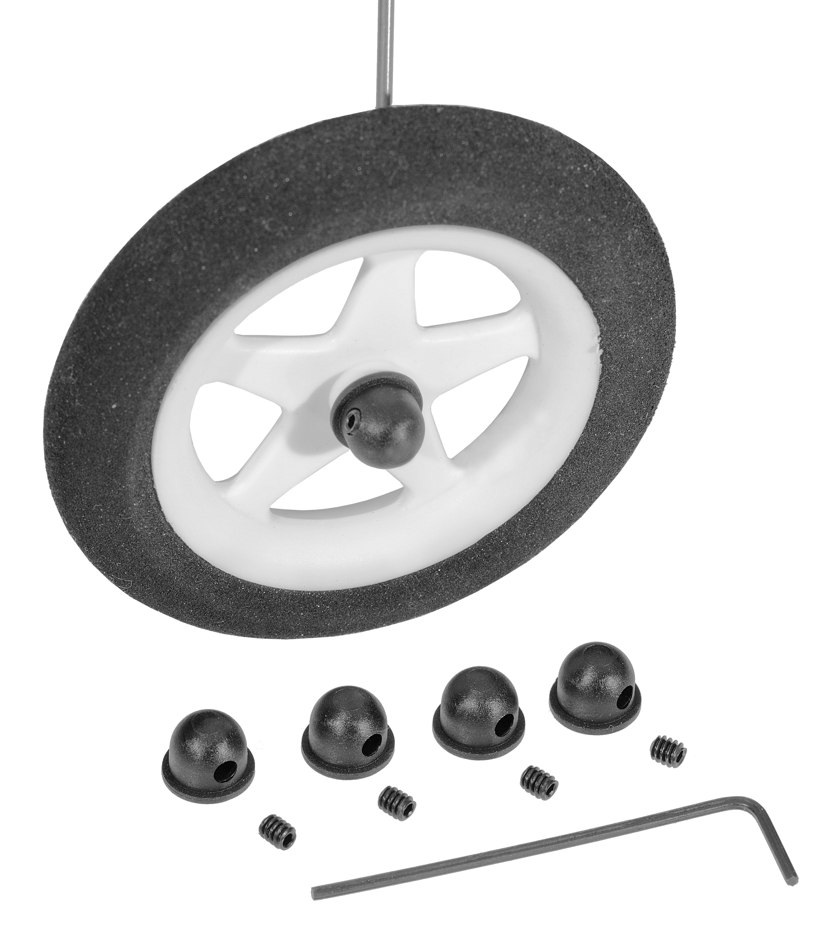 1/16in (1.5mm) Micro Wheel Collars (4 pcs per package)-2