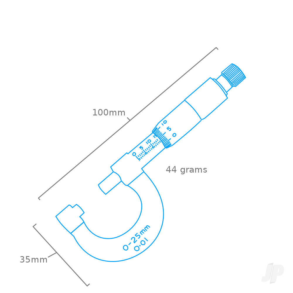 Micrometer 0 to 25mm (PGA5024)-7