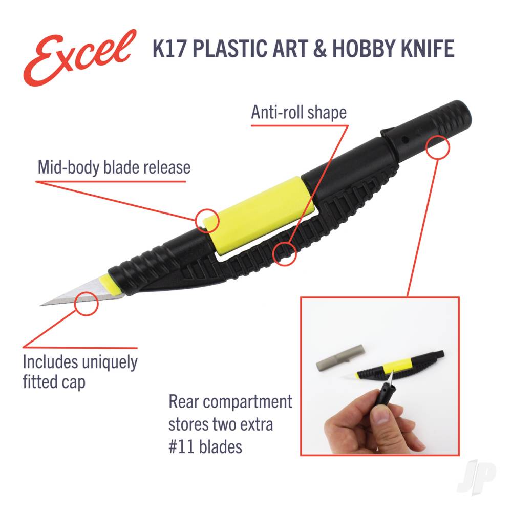 K17 Plastic Art Knife (Carded)-2