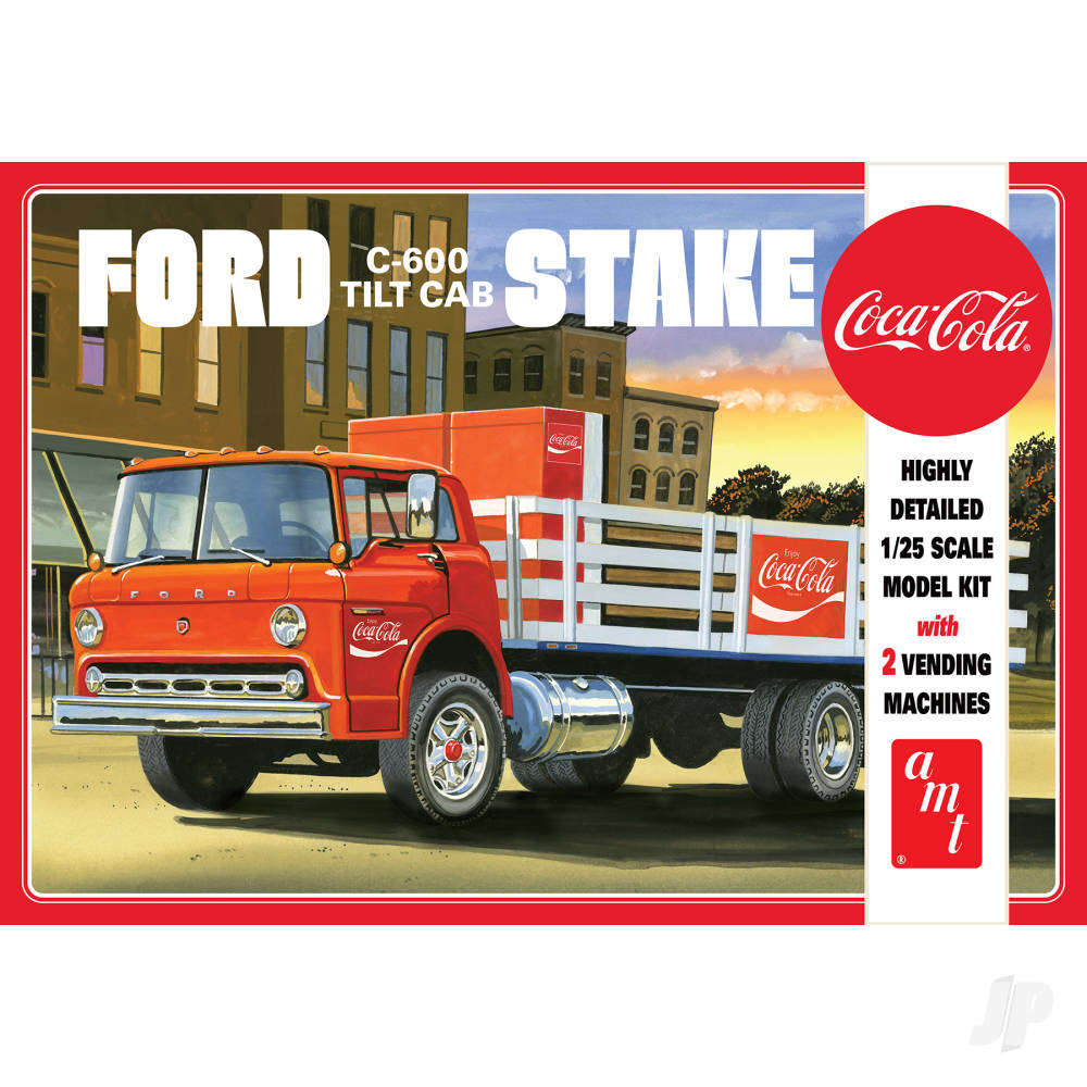 Ford C600 Stake Bed w/Coca-Cola Machines-2